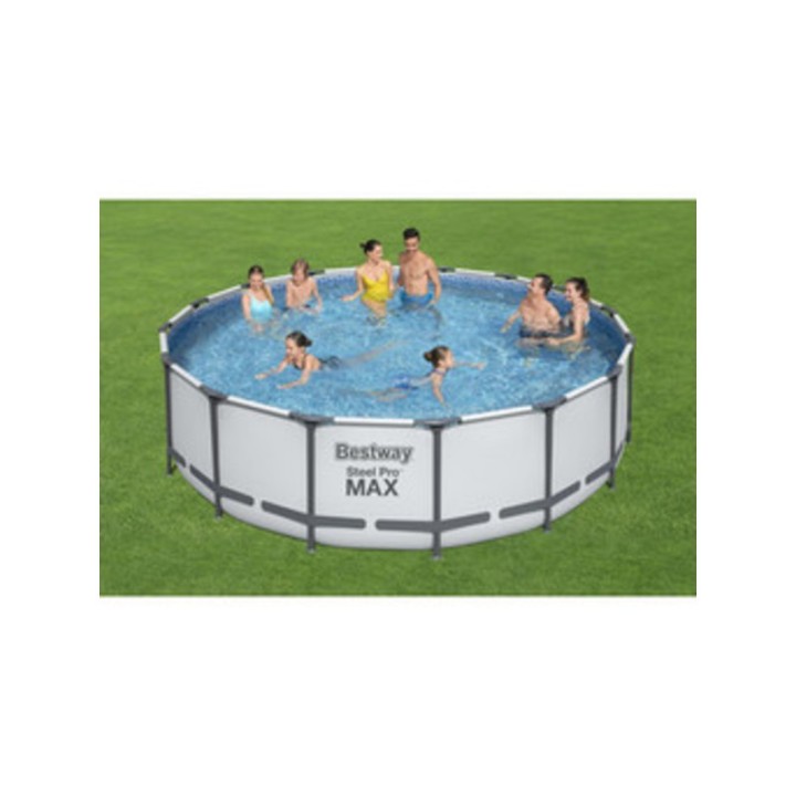PISCINA STEEL PRO MAX C/TELAIO E ACCES D 488X122 5612Z