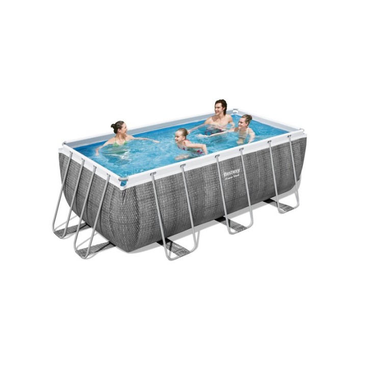 PISCINA POWER STEEL C/TELAIO E ACCES 412X201X122 56722