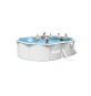 PISCINA METALLO 500X366X120 C/POMPA HYDRIUM 56586