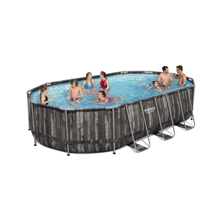 PISCINA POWER STEEL C/TELAIO E ACCES 610X366X122 5611R
