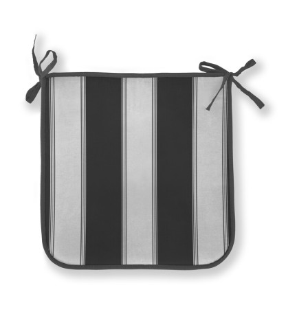 CUSCINO PANAREA 39X39X2CM RIGATO ANTRACITE