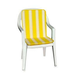 CUSCINO SCHIENALE BASSO DOUBLE RIGATO ANTRACITE