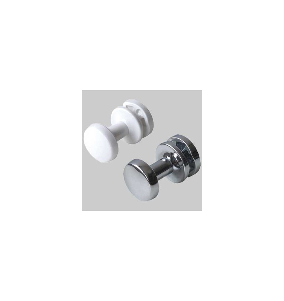 COPPIA Appendiabito dm 30 per scaldasalviette - Bianco