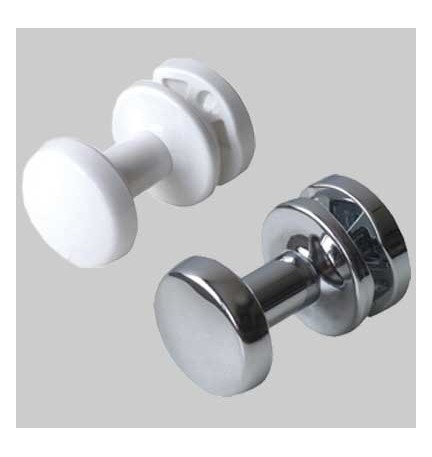 COPPIA Appendiabito dm 30 per scaldasalviette - Bianco