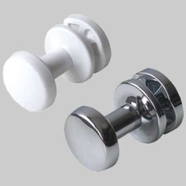 COPPIA Appendiabito dm 30 per scaldasalviette - Cromato