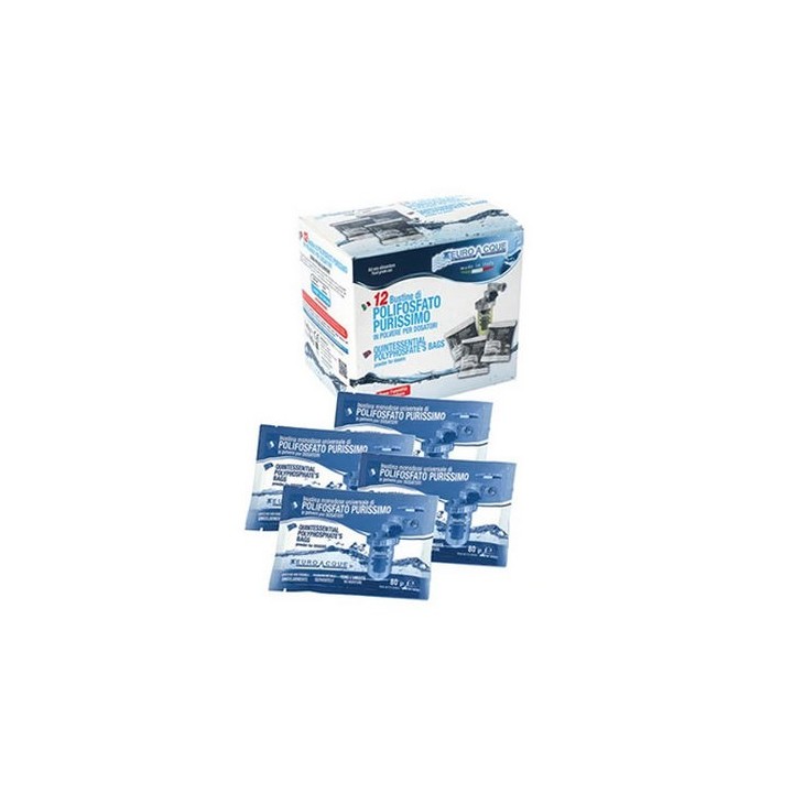 12 PZ BUSTINE MONODOSE DI POLIFOSFATO 80 GR X12 80 gr. x 12