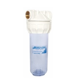 FILTRO PER ACQUA IN PLASTICA 10" - Att. 1"1/4