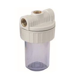 FILTRO IN PLASTICA PER ACQUA 3 VIE 5" - Att. 1/2"F 3p. 3vie