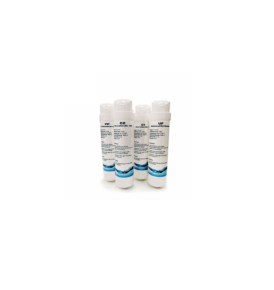KIT COMPLETO 4 CARTUCCE PER SIMPLY ACQUA -