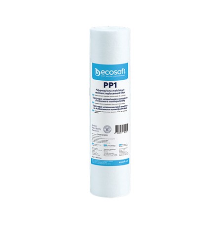CARTUCCIA FILTRANTE PP 2,5" ECOSOFT H. 10" Micron 10