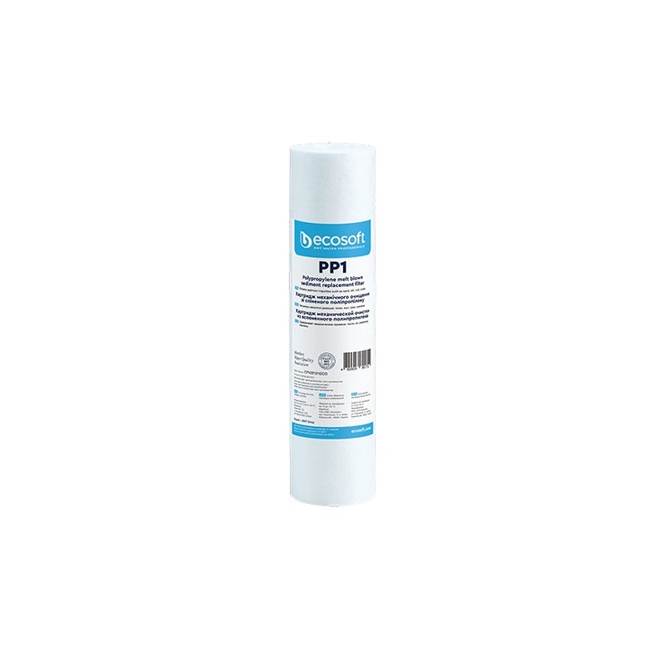 CARTUCCIA FILTRANTE PP 2,5" ECOSOFT H. 10" Micron 10