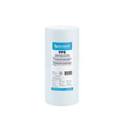 CARTUCCIA FILTRANTE PP 4,5" ECOSOFT H. 10" Micron 5