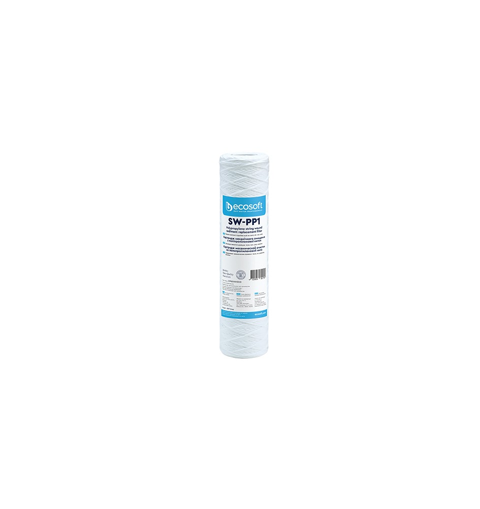 CARTUCCIA FILTRANTE SW-PP 2,5" ECOSOFT H. 10" Micron 20