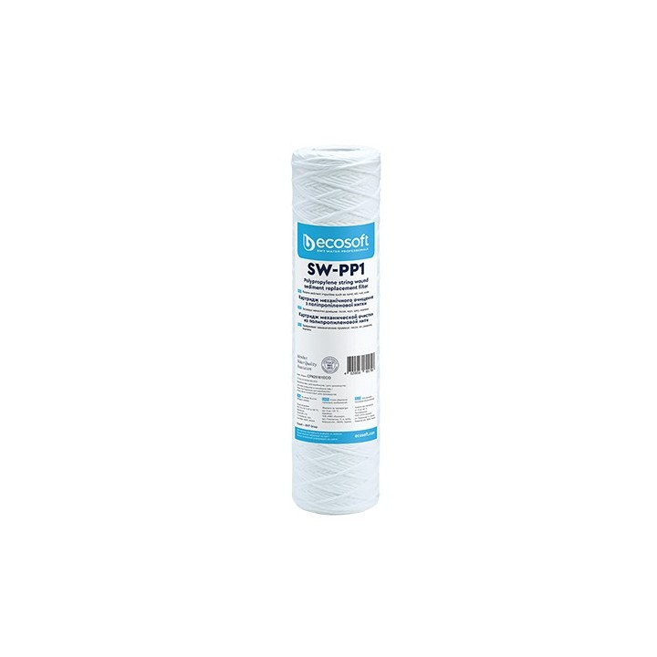 CARTUCCIA FILTRANTE SW-PP 2,5" ECOSOFT H. 10" Micron 20