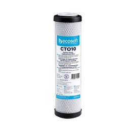 CARTUCCIA FILTRANTE CTO 2,5" ECOSOFT H. 10"