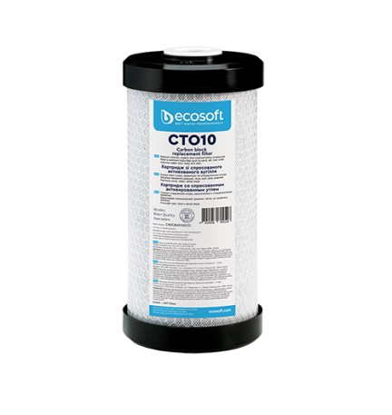 CARTUCCIA FILTRANTE CTO 4,5" ECOSOFT H. 10"