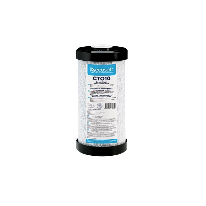 CARTUCCIA FILTRANTE CTO 4,5" ECOSOFT H. 10"