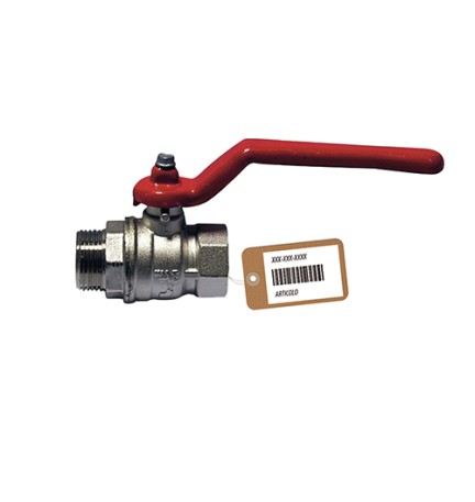 VALVOLA A SFERA MF CON LEVA F-BRICO 3/8" DN 10 PN 64