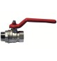 VALVOLA A SFERA MF CON LEVA ROSSA 1"1/4 (DN 32) 25 bar/ 362.5psi