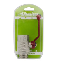 VALVOLA A SFERA MF CON LEVA BLISTER 1" DN 25 PN 40