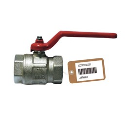 VALVOLA A SFERA FF CON LEVA F-BRICO 3/8" DN 10 PN 64