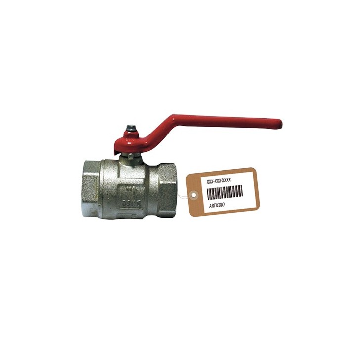 VALVOLA A SFERA FF CON LEVA F-BRICO 3/8" DN 10 PN 64