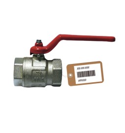 VALVOLA A SFERA FF CON LEVA F-BRICO 1/2" DN 15 PN 64