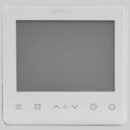 TERMOSTATO CON DISPLAY PER INSTALLAZIONE A BORDO UNITA' - TES FC 3V
