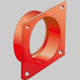 GUARNIZIONE RIDUZIONE/CURVA TUBI - Ø 35