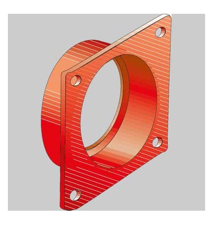 GUARNIZIONE RIDUZIONE/CURVA TUBI - Ø 35