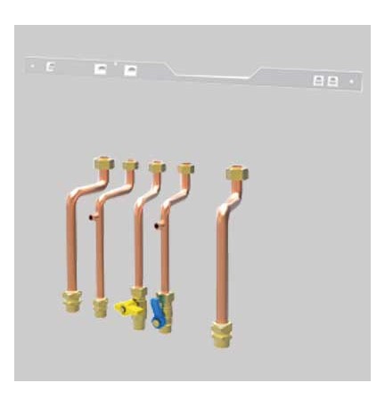 KIT DI INSTALLAZIONE SU INVOLUCRO AD INCASSO - -