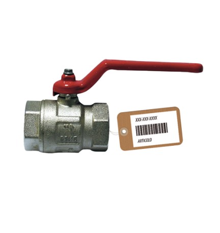 VALVOLA A SFERA FF CON LEVA F-BRICO 3/4" DN 20 PN 40