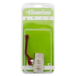 VALVOLA A SFERA FF CON LEVA BLISTER 3/4" DN 20 PN 40