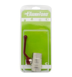 VALVOLA A SFERA FF CON LEVA BLISTER 1" DN 25 PN 40