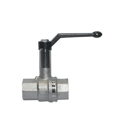 VALVOLA A SFERA FF C/PROLUNGA INTEGRATA E LEVA ALLUMINIO 3/4" DN 20