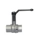 VALVOLA A SFERA FF C/PROLUNGA INTEGRATA E LEVA ALLUMINIO 3/4" DN 20