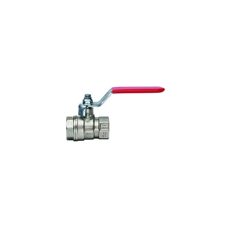 VALVOLA A SFERA FF LEVA PIATTA 1/2" (DN 15) 30 bar / 435 psi