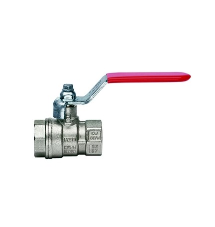 VALVOLA A SFERA FF LEVA PIATTA 3/4" (DN 20) 30 bar/ 435 psi