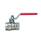 VALVOLA A SFERA FF LEVA PIATTA 3/4" (DN 20) 30 bar/ 435 psi