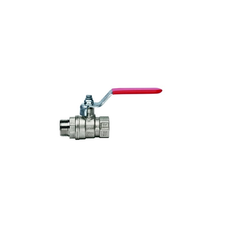 VALVOLA A SFERA MF LEVA PIATTA 1/2" (DN 15) 30 bar / 435 psi