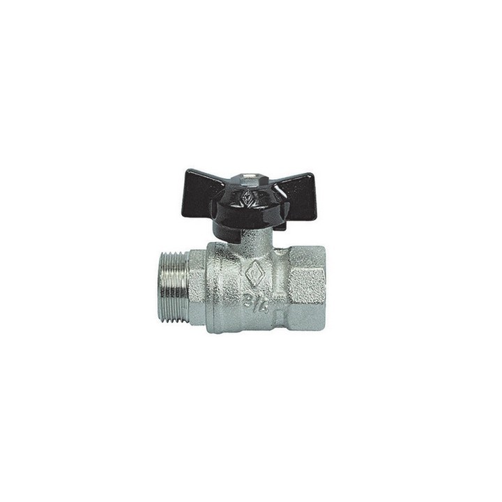 VALVOLA A SFERA MF CON FARFALLA 1"1/4 DN 32 PN 25