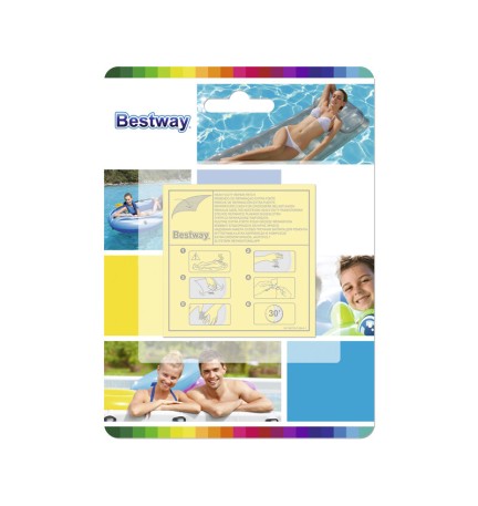 KIT 10 TOPPE RIPARAZIONE PISCINA HEAVY-DUTY 62068