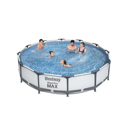 PISCINA STEEL PRO MAX C/TELAIO E POMPA D 366X76 56416