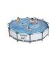 PISCINA STEEL PRO MAX C/TELAIO E POMPA D 366X76 56416