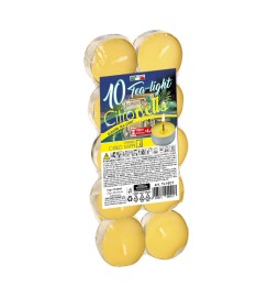 CITRONELLA TEA LIGHT MADE IN ITALY D 3,6X1,7 10 PZ