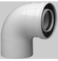 CURVA COASSIALE BAXI 90° - Dm. 60-100