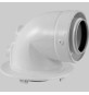 CURVA COASSIALE 90° RIBASSAT PER LUNA CLASSIC - Dm. 60-100