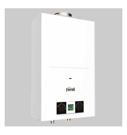 SCALDINO A GAS PEGASO ECO CAMERA APERTA LOW NOX - LT.14 GPL