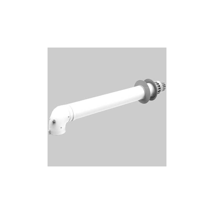 KIT COASSIALE PER SCALDINO KONA CON CURVA - 60-100 Cm.100