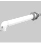KIT COASSIALE PER SCALDINO KONA CON CURVA - 60-100 Cm.100